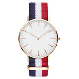 Top Luxury Brand Fashion Nylon Band Women Watch