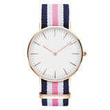 Top Luxury Brand Fashion Nylon Band Women Watch