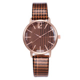 New Fashion Lattice Style Women Watch Women