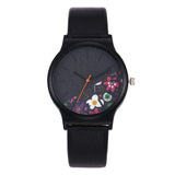 Hot Sale Fashion Country Style Flower Printed Women Watch