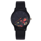 Hot Sale Fashion Country Style Flower Printed Women Watch