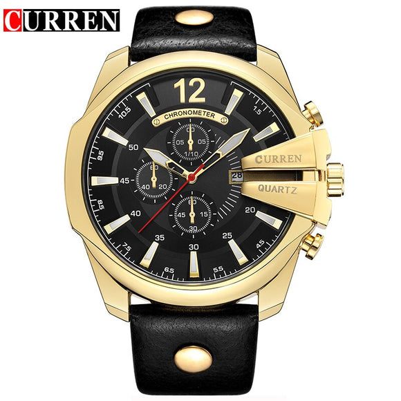 CURREN Top Brand Luxury Men's Sports Watches