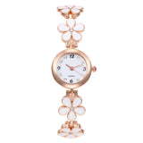 New Arrive Fashion Flower Rhinestone Bracelet Women Watch