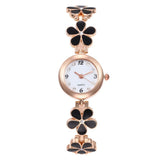 New Arrive Fashion Flower Rhinestone Bracelet Women Watch
